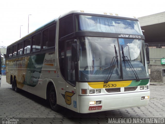 Empresa Gontijo de Transportes 15570 na cidade de Belo Horizonte, Minas Gerais, Brasil, por Maurício Nascimento. ID da foto: 2491709.