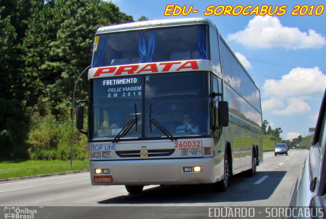 Expresso de Prata 260032 na cidade de Araçariguama, São Paulo, Brasil, por EDUARDO - SOROCABUS. ID da foto: 2491094.