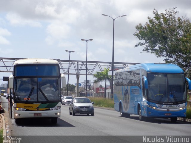 Empresa Gontijo de Transportes 14980 na cidade de Parnamirim, Rio Grande do Norte, Brasil, por Nícolas Vitorino Lopes. ID da foto: 2491583.