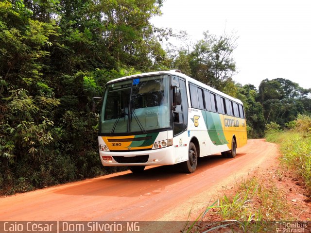 Empresa Gontijo de Transportes 3180 na cidade de Dom Silvério, Minas Gerais, Brasil, por Caio César de Freitas Lopes. ID da foto: 2492401.