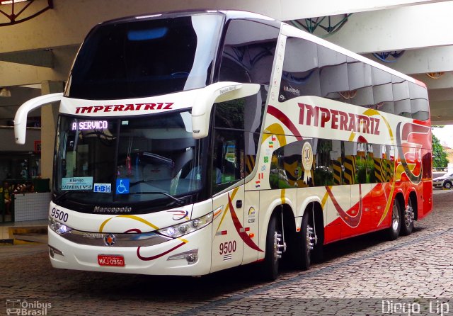 Imperatriz Turismo 9500 na cidade de Joinville, Santa Catarina, Brasil, por Diego Lip. Número da foto: #2492420.