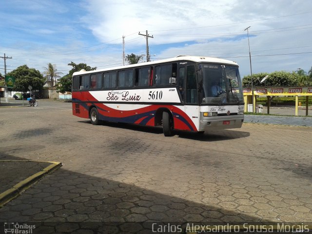 Expresso São Luiz 5610 na cidade de Piranhas, Goiás, Brasil, por Carlos Alexsandro Sousa Morais. Número da foto: #2491141.