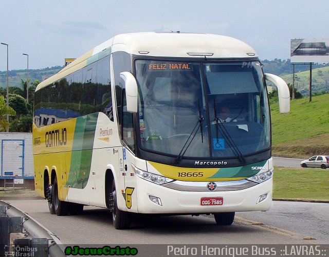 Empresa Gontijo de Transportes 18665 na cidade de Perdões, Minas Gerais, Brasil, por Pedro Henrique Gumercindo da Silva. Número da foto: #2494237.