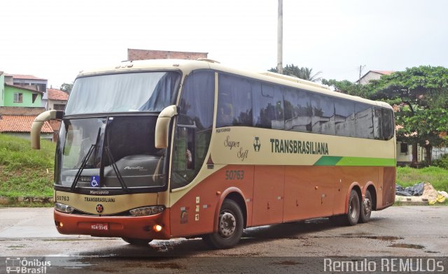 Transbrasiliana Transportes e Turismo 50763 na cidade de São Luís, Maranhão, Brasil, por Romulo de Oliveira Clementino. Número da foto: #2494046.