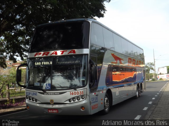 Expresso de Prata 160031 na cidade de Bauru, São Paulo, Brasil, por Adriano Moraes dos Reis. ID da foto: 2493857.