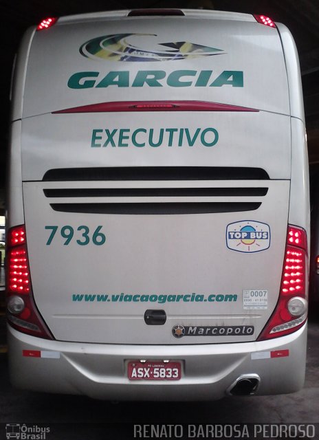 Viação Garcia 7936 na cidade de Campinas, São Paulo, Brasil, por Renato Barbosa Pedroso. Número da foto: #2494238.