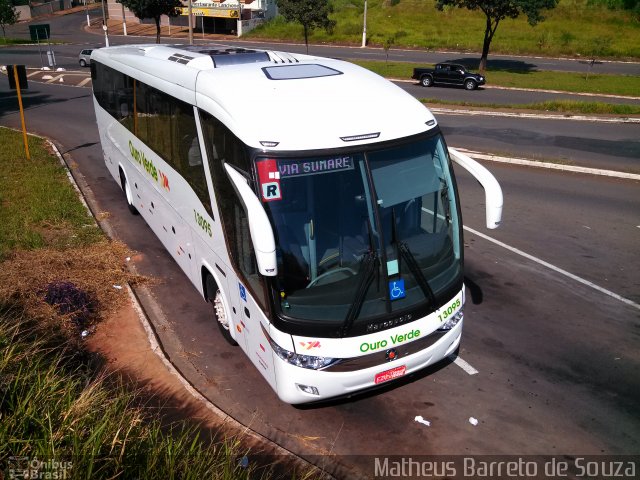 Auto Viação Ouro Verde 13095 na cidade de Americana, São Paulo, Brasil, por Matheus Barreto de Souza. ID da foto: 2494592.