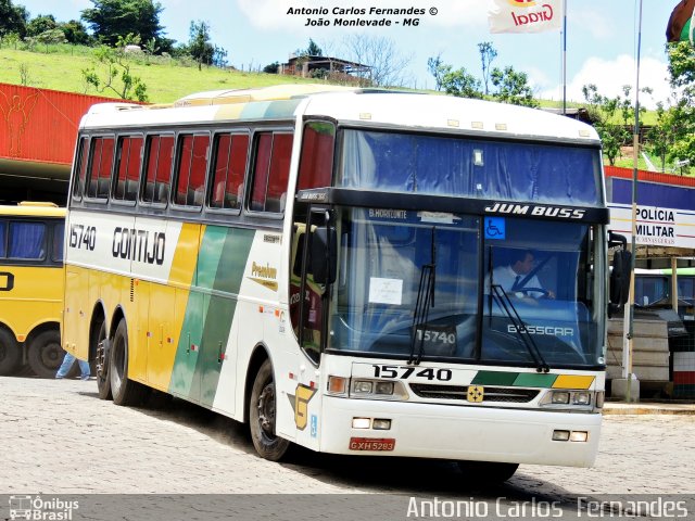 Empresa Gontijo de Transportes 15740 na cidade de João Monlevade, Minas Gerais, Brasil, por Antonio Carlos Fernandes. ID da foto: 2494963.