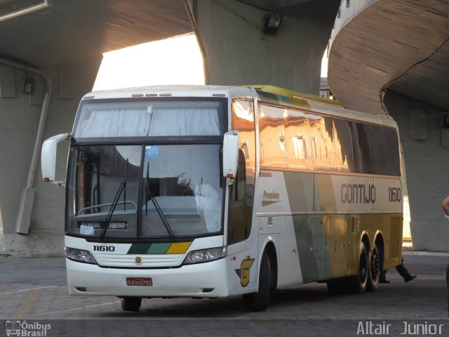 Empresa Gontijo de Transportes 11610 na cidade de Belo Horizonte, Minas Gerais, Brasil, por Altair Júnior. ID da foto: 2494879.