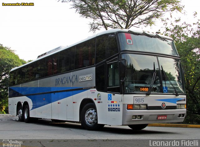 Auto Viação Bragança 9815 na cidade de São Paulo, São Paulo, Brasil, por Leonardo Fidelli. Número da foto: #2495567.