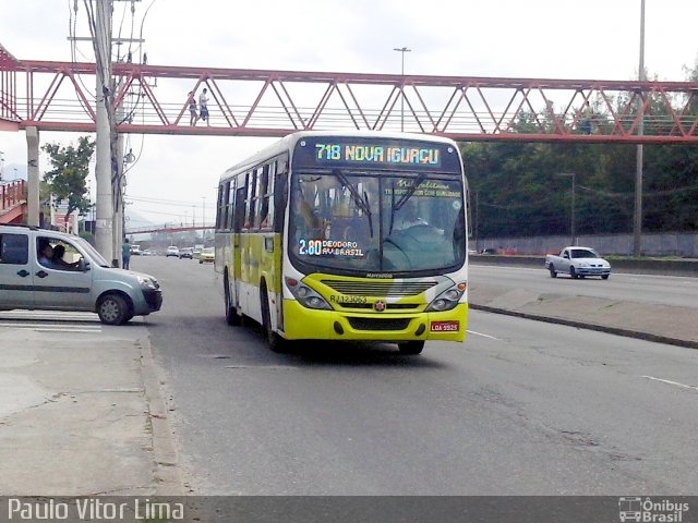 Viação Nilopolitana RJ 123.063 na cidade de Rio de Janeiro, Rio de Janeiro, Brasil, por Paulo Vitor Lima. Número da foto: #2495226.