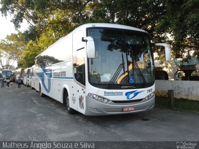 Transturismo Turismo e Fretamento 780 na cidade de Valença, Rio de Janeiro, Brasil, por Matheus Ângelo Souza e Silva. Número da foto: #2495688.