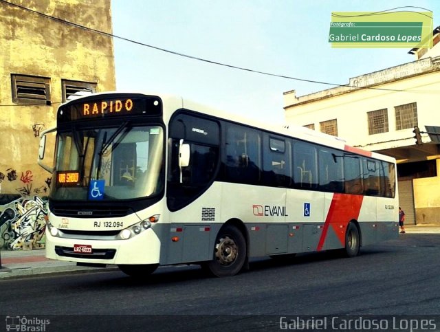 Evanil Transportes e Turismo RJ 132.094 na cidade de Rio de Janeiro, Rio de Janeiro, Brasil, por Gabriel Cardoso Lopes. ID da foto: 2495871.