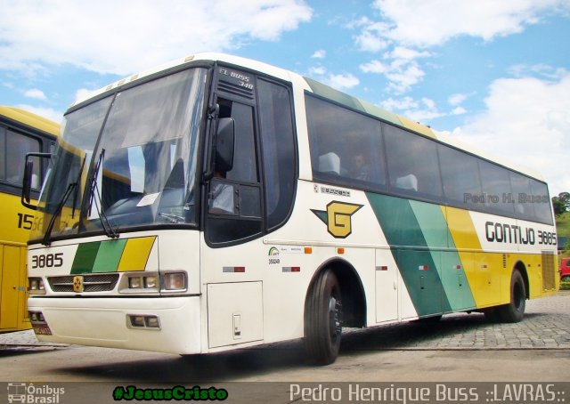 Empresa Gontijo de Transportes 3885 na cidade de Perdões, Minas Gerais, Brasil, por Pedro Henrique Gumercindo da Silva. ID da foto: 2496085.