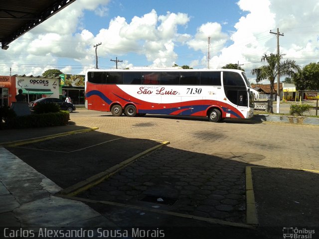 Expresso São Luiz 7130 na cidade de Piranhas, Goiás, Brasil, por Carlos Alexsandro Sousa Morais. Número da foto: #2494962.