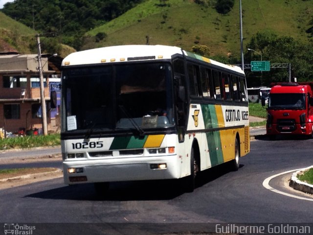 Empresa Gontijo de Transportes 10285 na cidade de Viana, Espírito Santo, Brasil, por Guilherme Goldman. ID da foto: 2495052.