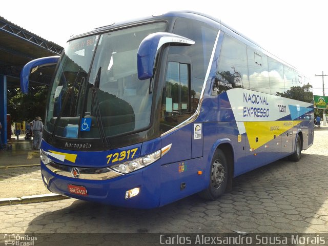 Nacional Expresso 72317 na cidade de Piranhas, Goiás, Brasil, por Carlos Alexsandro Sousa Morais. Número da foto: #2494974.