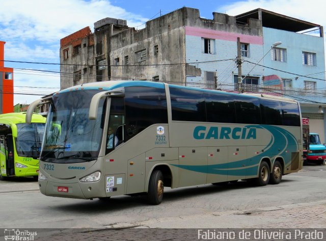Viação Garcia 7332 na cidade de São Paulo, São Paulo, Brasil, por Fabiano de Oliveira Prado. Número da foto: #2496909.