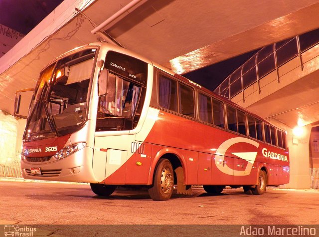 Expresso Gardenia 3605 na cidade de Belo Horizonte, Minas Gerais, Brasil, por Adão Raimundo Marcelino. ID da foto: 2497690.