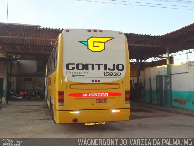 Empresa Gontijo de Transportes 15920 na cidade de Várzea da Palma, Minas Gerais, Brasil, por Wagner Gontijo Várzea da Palma-mg. Número da foto: #2498130.