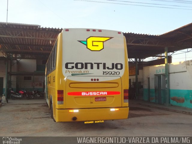 Empresa Gontijo de Transportes 15920 na cidade de Várzea da Palma, Minas Gerais, Brasil, por Wagner Gontijo Várzea da Palma-mg. ID da foto: 2498130.