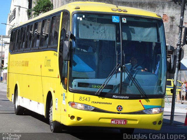 Viação Itapemirim 8543 na cidade de Rio de Janeiro, Rio de Janeiro, Brasil, por Douglas Costa Lopes. Número da foto: #2496645.