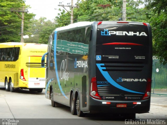 Empresa de Ônibus Nossa Senhora da Penha 53070 na cidade de São Paulo, São Paulo, Brasil, por Gilberto Martins. Número da foto: #2497942.