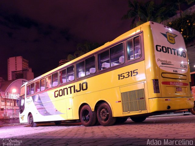 Empresa Gontijo de Transportes 15315 na cidade de Belo Horizonte, Minas Gerais, Brasil, por Adão Raimundo Marcelino. ID da foto: 2497710.