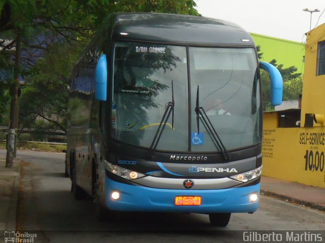 Empresa de Ônibus Nossa Senhora da Penha 52002 na cidade de São Paulo, São Paulo, Brasil, por Gilberto Martins. Número da foto: #2497978.