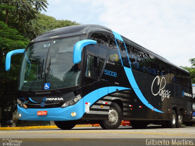 Empresa de Ônibus Nossa Senhora da Penha 52008 na cidade de São Paulo, São Paulo, Brasil, por Gilberto Martins. Número da foto: #2497934.