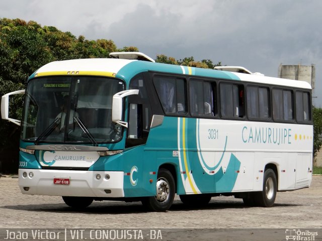 Auto Viação Camurujipe 3031 na cidade de Vitória da Conquista, Bahia, Brasil, por João Victor. ID da foto: 2499431.