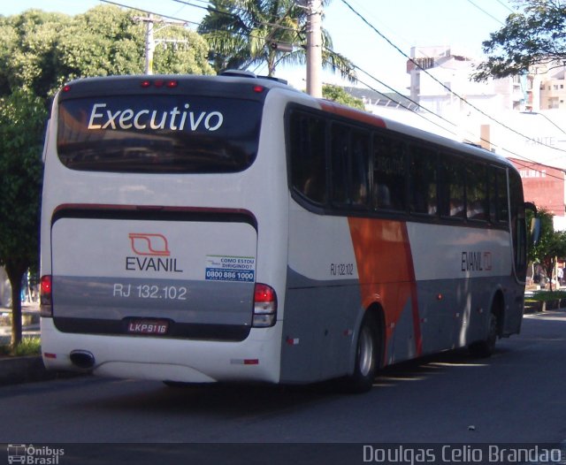 Evanil Transportes e Turismo RJ 132.102 na cidade de Aparecida, São Paulo, Brasil, por Douglas Célio Brandao. Número da foto: #2498973.