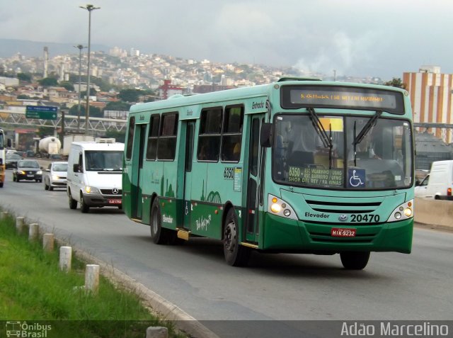 Sagrada Família Ônibus 20470 na cidade de Belo Horizonte, Minas Gerais, Brasil, por Adão Raimundo Marcelino. ID da foto: 2499600.