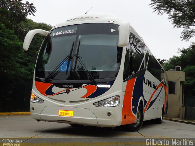 Expresso União 10253 na cidade de São Paulo, São Paulo, Brasil, por Gilberto Martins. Número da foto: #2499834.