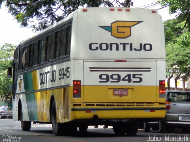 Empresa Gontijo de Transportes 9945 na cidade de Belo Horizonte, Minas Gerais, Brasil, por Júlio  Mandelli. ID da foto: 2499363.