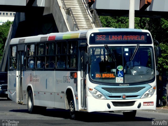 Viação Redentor C47615 na cidade de Rio de Janeiro, Rio de Janeiro, Brasil, por Kawhander Santana P. da Silva. Número da foto: #2499745.