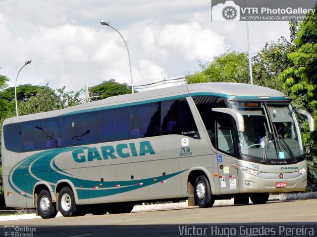 Viação Garcia 7936 na cidade de Maringá, Paraná, Brasil, por Victor Hugo Guedes Pereira. ID da foto: 2499648.