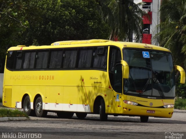 Viação Itapemirim 5505 na cidade de Fortaleza, Ceará, Brasil, por Nildo Barroso. Número da foto: #2499387.
