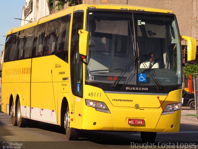 Viação Itapemirim 48111 na cidade de Rio de Janeiro, Rio de Janeiro, Brasil, por Douglas Costa Lopes. Número da foto: #2500238.
