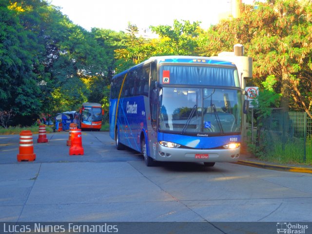 Viação Cometa 8202 na cidade de São Paulo, São Paulo, Brasil, por Lucas Nunes Fernandes. ID da foto: 2499990.