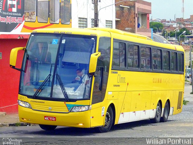 Viação Itapemirim 9011 na cidade de Caruaru, Pernambuco, Brasil, por Willian Pontual. ID da foto: 2500340.