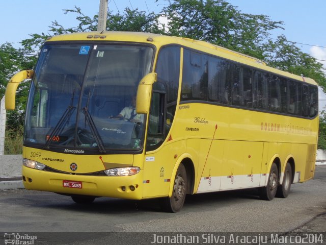 Viação Itapemirim 5069 na cidade de Aracaju, Sergipe, Brasil, por Jonathan Silva. Número da foto: #2500896.
