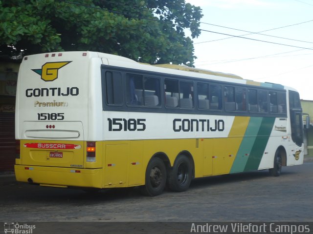 Empresa Gontijo de Transportes 15185 na cidade de Pirapora, Minas Gerais, Brasil, por Andrew Campos. ID da foto: 2500066.