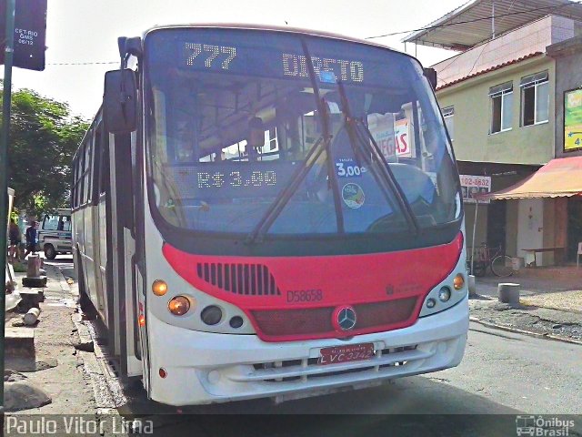 Auto Viação Bangu D58658 na cidade de Rio de Janeiro, Rio de Janeiro, Brasil, por Paulo Vitor Lima. Número da foto: #2500535.