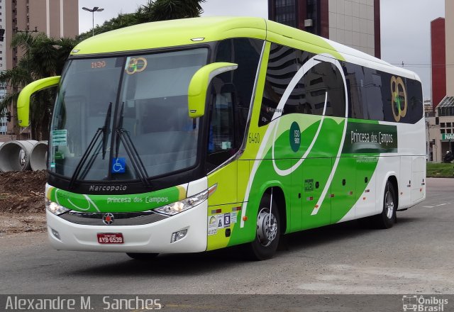 Expresso Princesa dos Campos 6460 na cidade de Curitiba, Paraná, Brasil, por Alexandre M.  Sanches. Número da foto: #2500414.