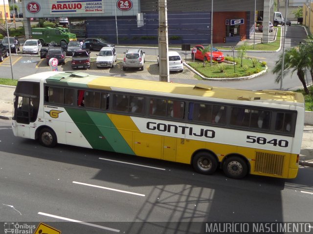 Empresa Gontijo de Transportes 5840 na cidade de Belo Horizonte, Minas Gerais, Brasil, por Maurício Nascimento. ID da foto: 2502123.