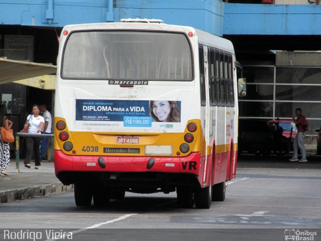 Empresa de Transportes Joevanza 4038 na cidade de Salvador, Bahia, Brasil, por Rodrigo Vieira. ID da foto: 2503416.