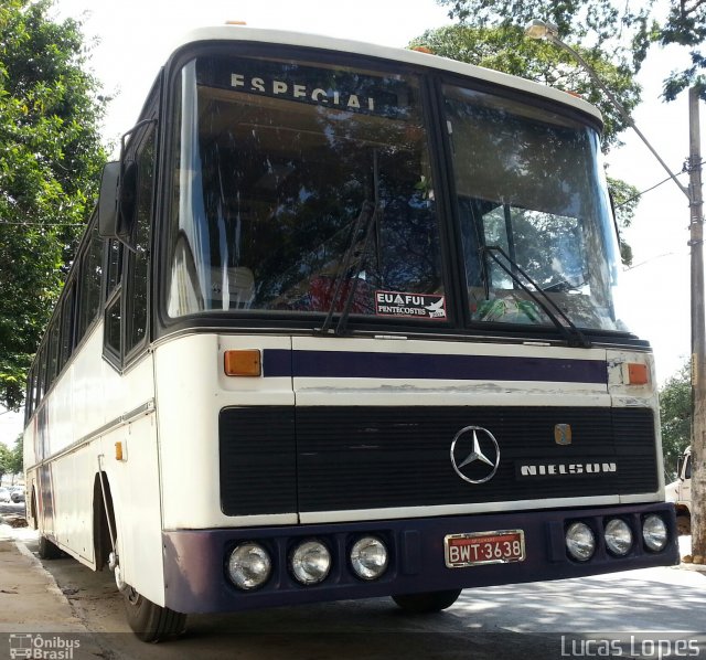 Ônibus Particulares 3638 na cidade de Goiânia, Goiás, Brasil, por Lucas Gabriel Resende Lopes. ID da foto: 2503299.