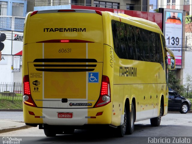 Viação Itapemirim 60631 na cidade de Curitiba, Paraná, Brasil, por Fabricio Zulato. Número da foto: #2502930.
