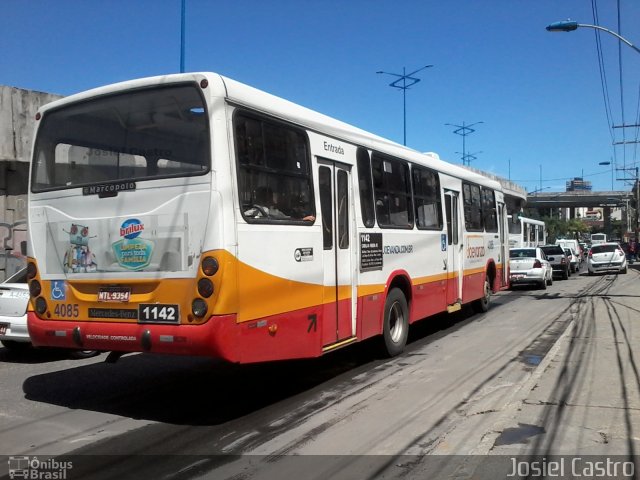 Empresa de Transportes Joevanza 4085 na cidade de Salvador, Bahia, Brasil, por Joselito Silva. ID da foto: 2504158.